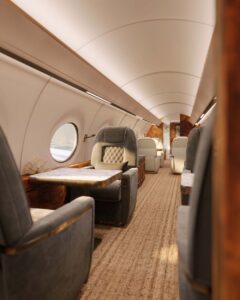 Naomi Astley Clarke Luxury Private Jet design London